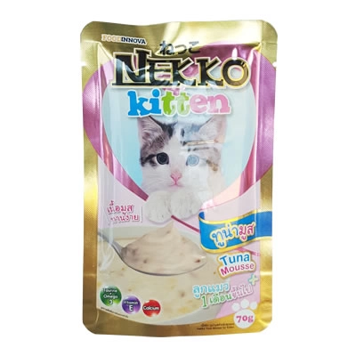 Nekko - คิดเท่น ทูน่ามูสสำหรับลูกแมว