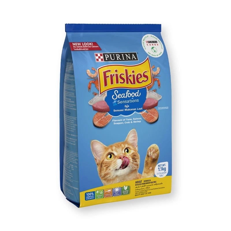 Friskies - Seafood Sensations (น้ำเงิน)