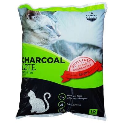 Charcoal Sand - Charcoal Lite Cat Litter (สีเขียว)