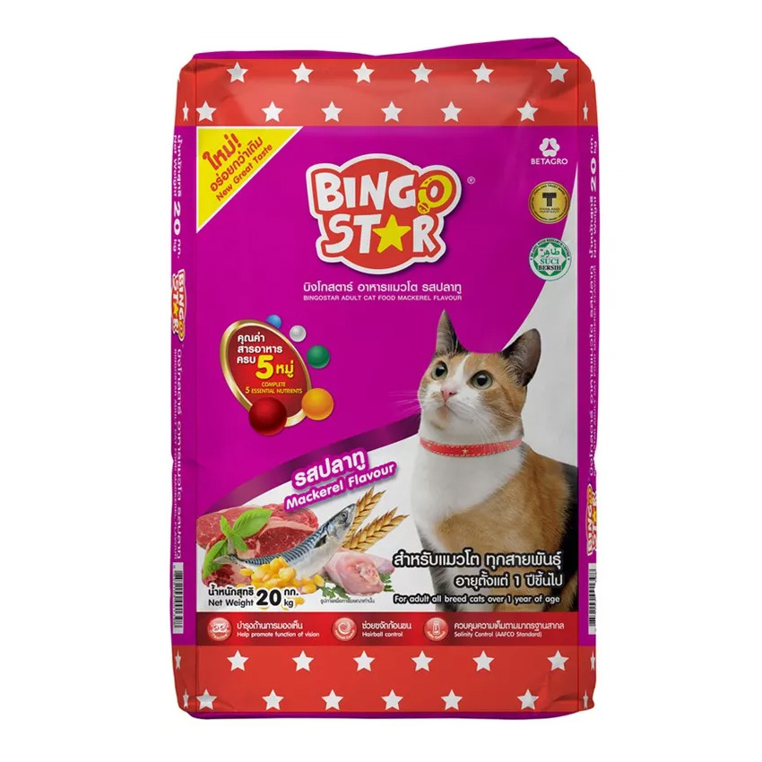 BINGO STAR - บิงโกสตาร์ แมวโต รสปลาทู