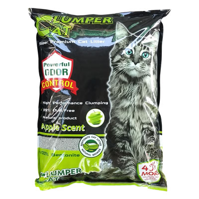 Clumper Cat - Apple Scent (สีเขียว)