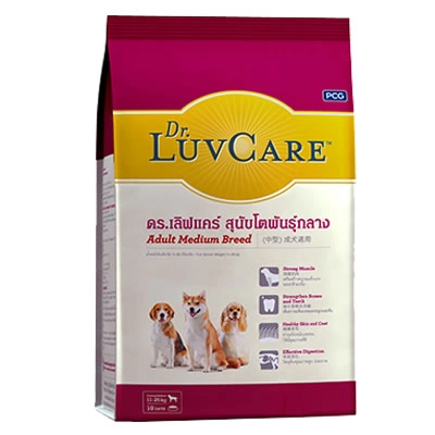 Dr.LUVCARE - สูตรสำหรับสุนัขโตพันธุ์กลาง