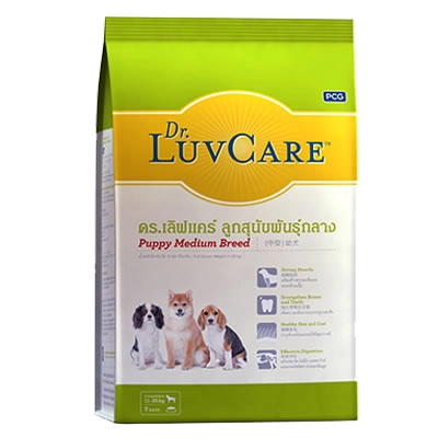 Dr.LUVCARE - สูตรสำหรับลูกสุนัขพันธ์ุกลาง