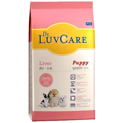 Dr.LUVCARE - สูตรสำหรับลูกสุนัขเม็ดเล็ก รสตับ