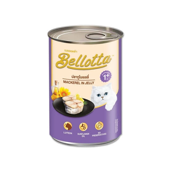 Bellotta - เบลลอตต้า ปลาทูในเยลลี่ (แบบกระป๋อง)