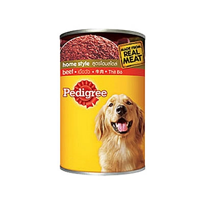 Pedigree - เพดดิกรี ชนิดเปียกแบบกระป๋อง เนื้อวัว