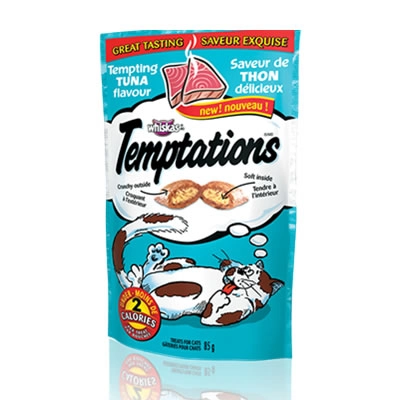 Whiskas - Temptations - Tempting Tuna (สีฟ้า)