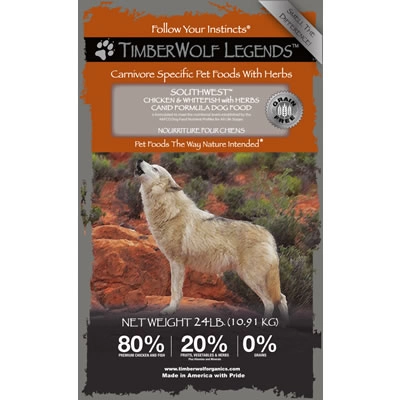 Timberwolf - Timberwolf Legends-Southwest Chicken&Whitefish with Herbs
