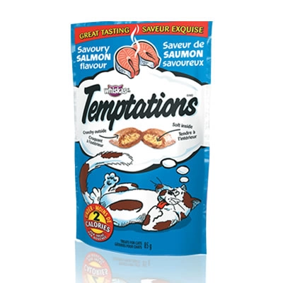 Whiskas - Temptations - Savoury Salmon (สีน้ำเงิน)