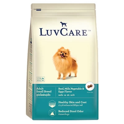 LuvCare - Adult Small Breed Beef, Milk, Vegetable and Eggs Flavors
