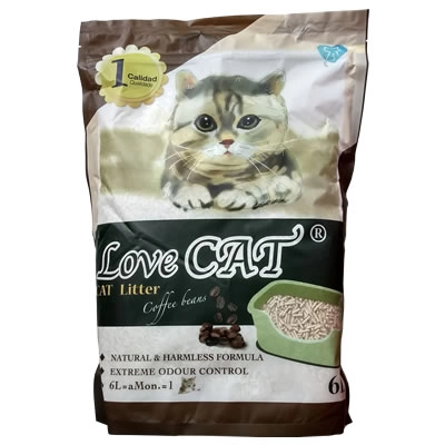 LOVECAT - ทรายเต้าหู้ กลิ่นกาแฟ