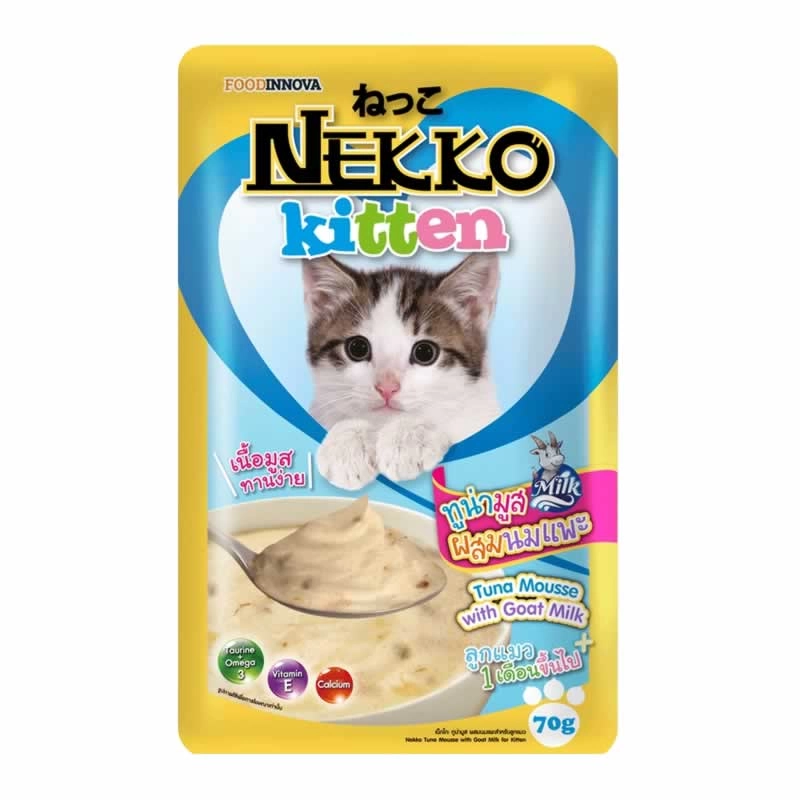 Nekko - คิดเท่น ทูน่ามูสผสมนมแพะ