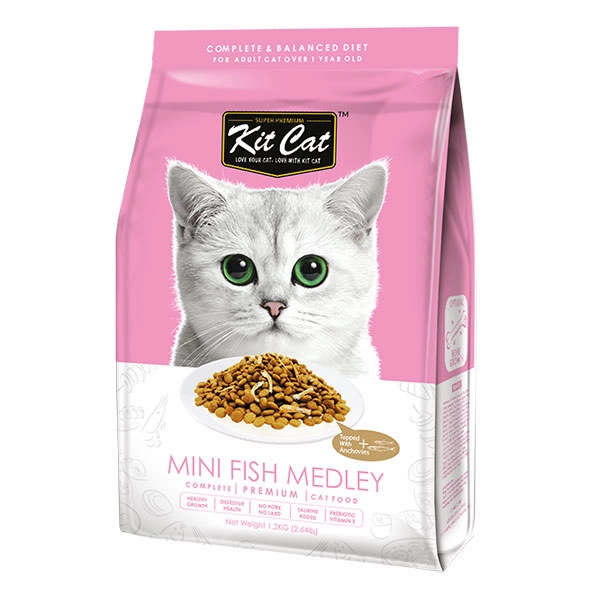 Kit Cat - Mini Fish Medley (Optimal Bones Growth) ถุงชมพู