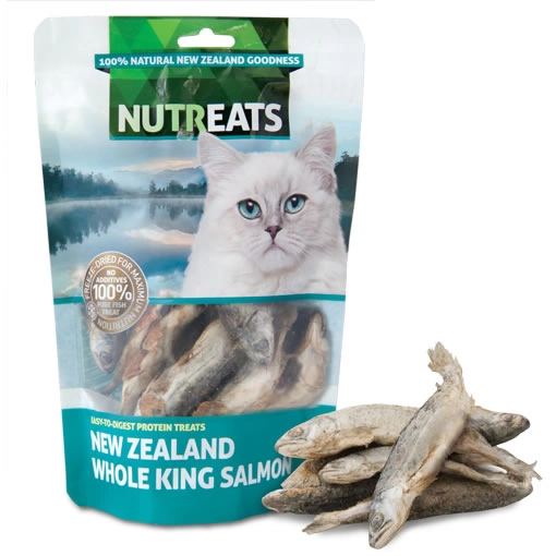 NUTREATS - NEW ZEALAND WHOLE KING SALMON FELINE