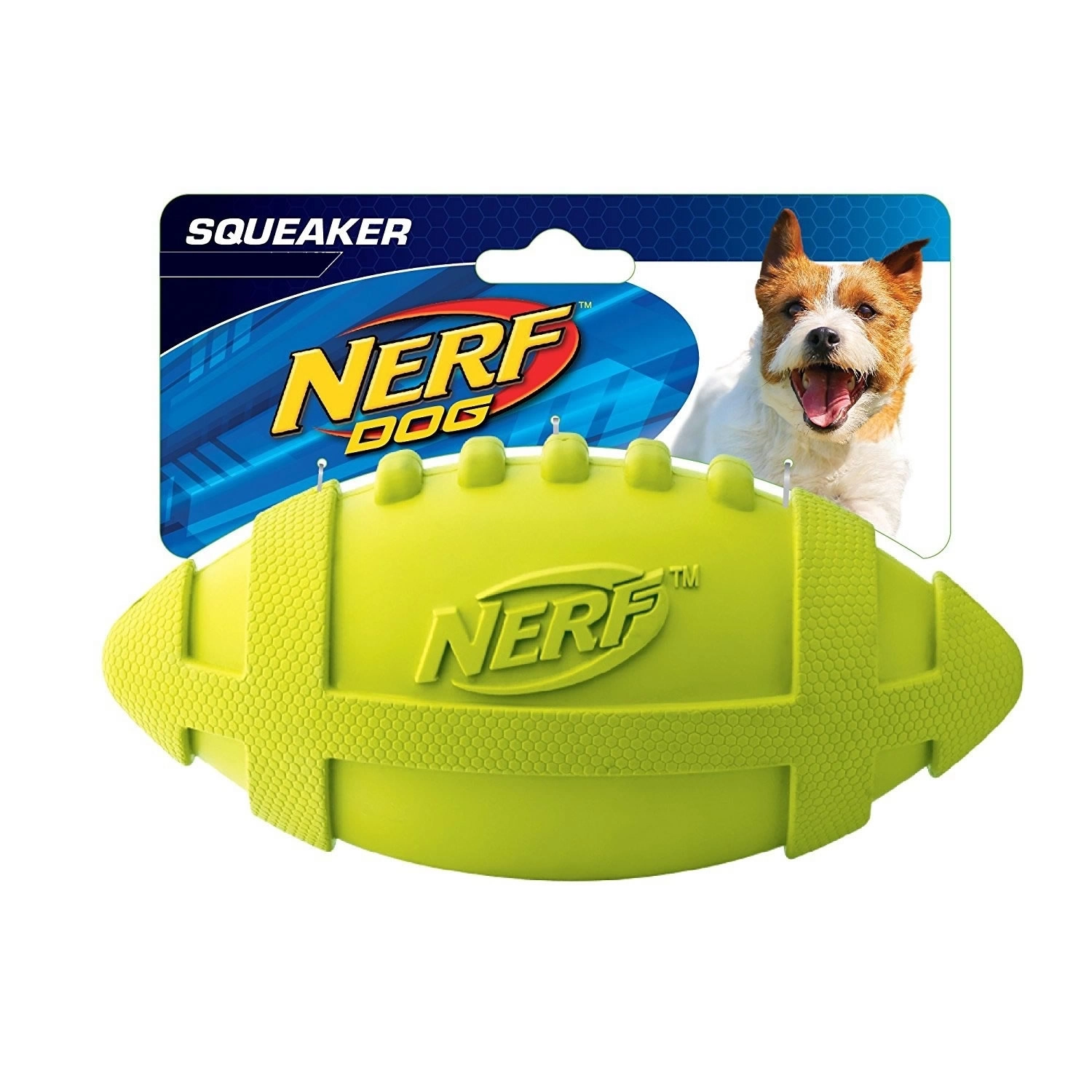 Nerf DOG - Nerf Dog Rubber Football, Medium (7 in)