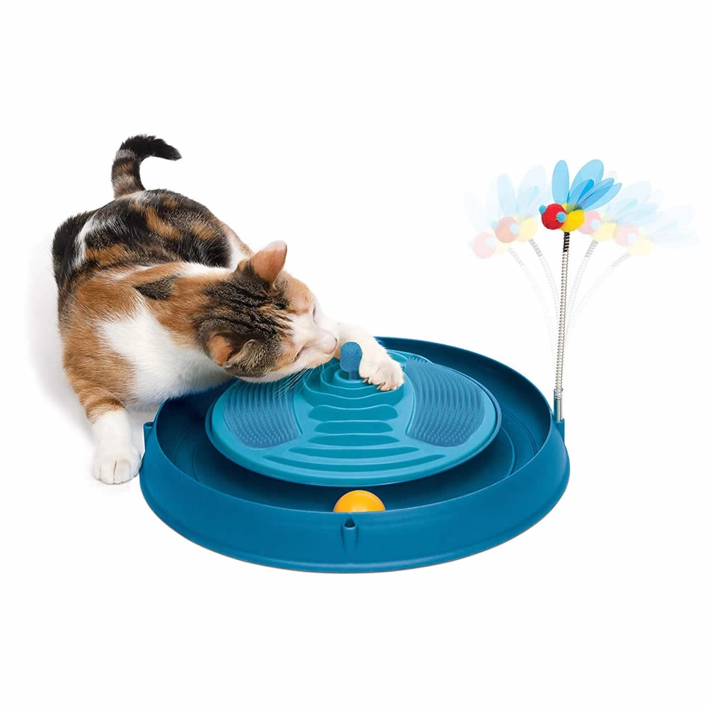 Catit - Catit Play 3-in-1 Circuit Ball Toy with Catnip Massager