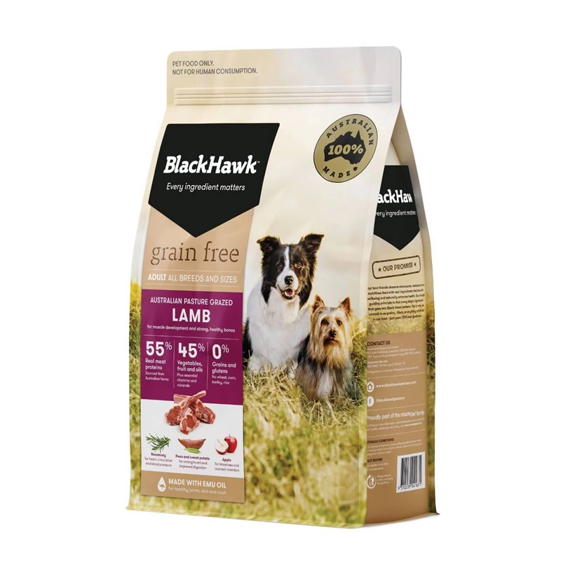 BlackHawk - Dog Formula Grain Free Lamb