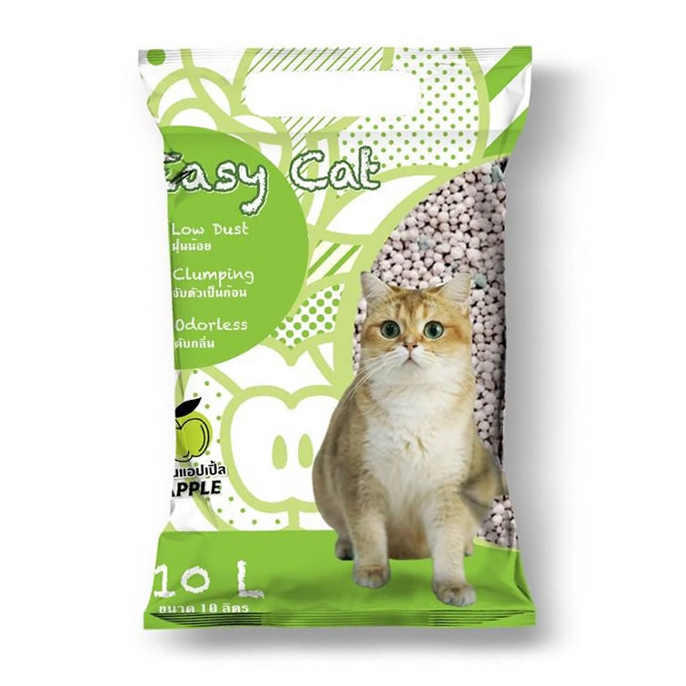 Easy Cat - ทรายแมวเบนโทไนต์ กลิ่นแอ๊ปเปิ้ล