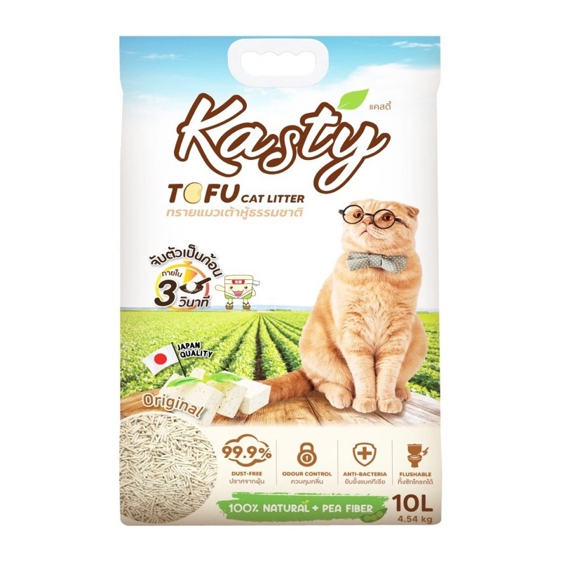Kasty - ทรายแมวเต้าหู้ธรรมชาติ