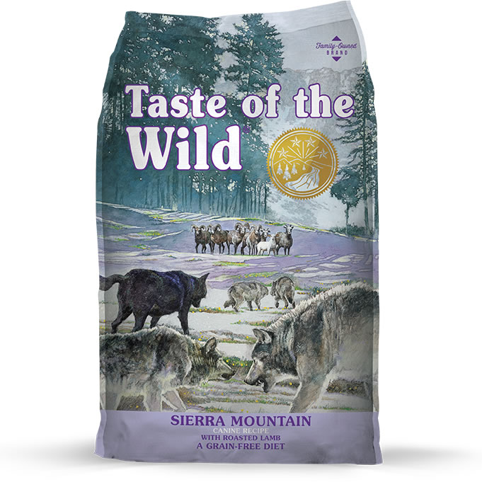 Taste of the Wild - Sierra Mountain Canine Recipe with Roasted Lamb