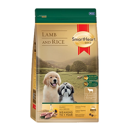 SmartHeart - SmartHeart Gold Lamb meal and Rice - ลูกสุนัขทุกสายพันธุ์