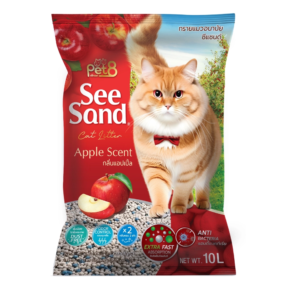 See Sand - ทรายแมว กลิ่นแอบเปิ้ล