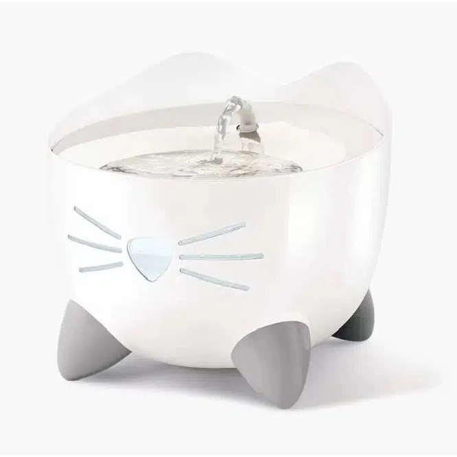 Catit - น้ำพุแมว Pixi Fountain, White with Stainless Steel