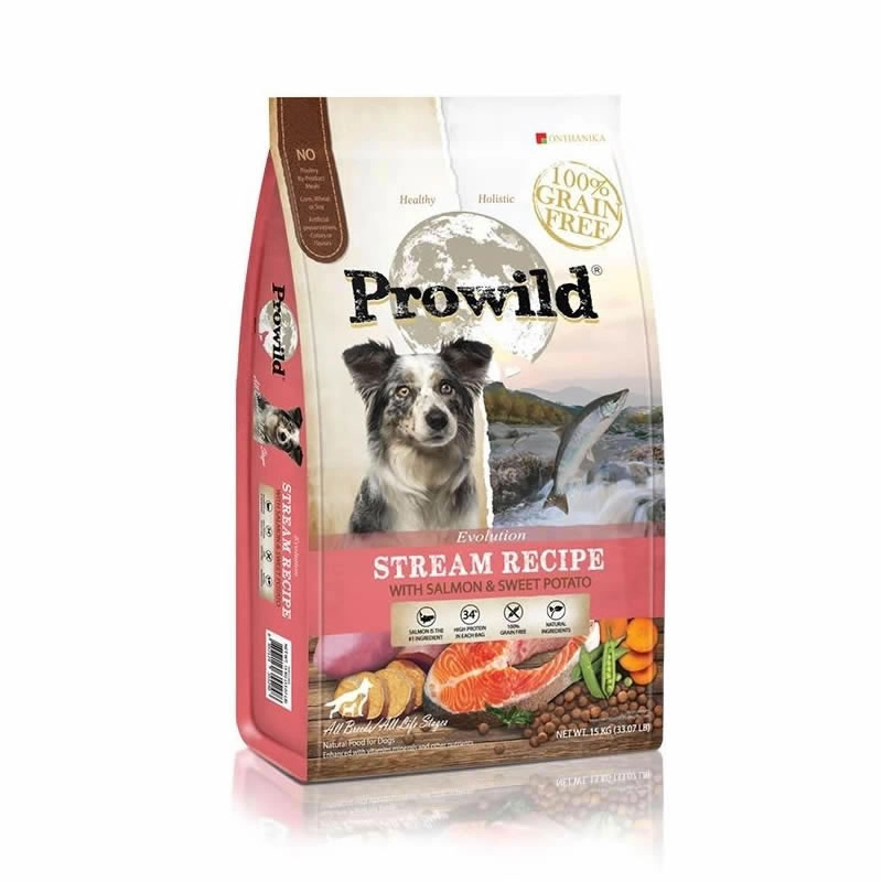 Prowild - Prowild Evolution Stream Grain Free Recipe with Salmon & Sweet Potato 