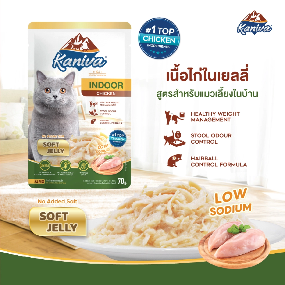 Kaniva - Kaniva Indoor Chicken in Jelly Pouch