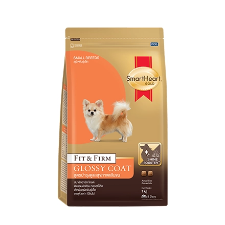 SmartHeart - SmartHeart Gold Fit & Firm Glossy Coat Adult Small Breed