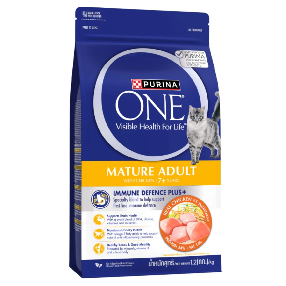 Purina ONE - สูตรแมวโตอายุ 7 ปีขี้นไป