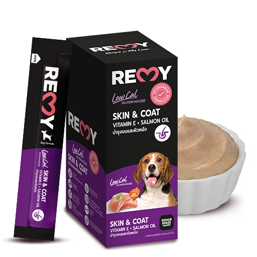 REMY - Salmon Mousse - Skin & Coat for Dog