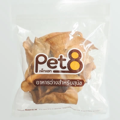 Pet 8 - หูวัวรมควัน คละขนาด