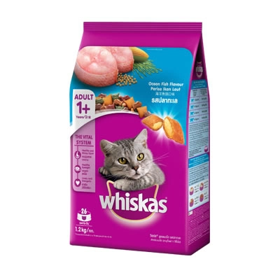 Whiskas - สูตรแมวโต รสปลาทะเล