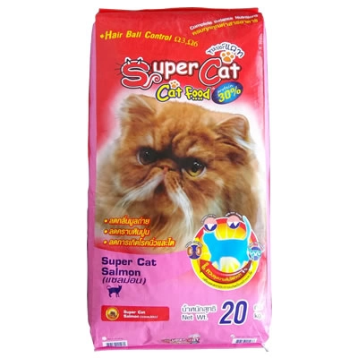 SuperCat - ซุปเปอร์แคท รสปลาแซลม่อน (ชมพู)